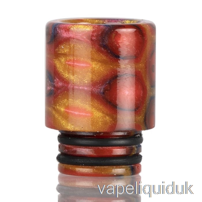 510 TALL Snakeskin Resin Drip Tip Red Vape Liquid